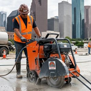 Flat concrete sawing service Houston TX